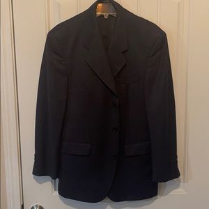Dark suit jacket